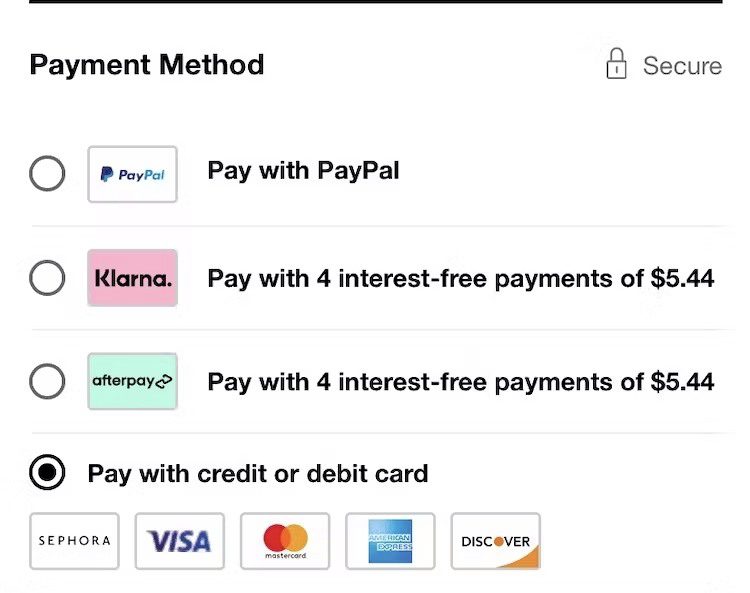 Payment method